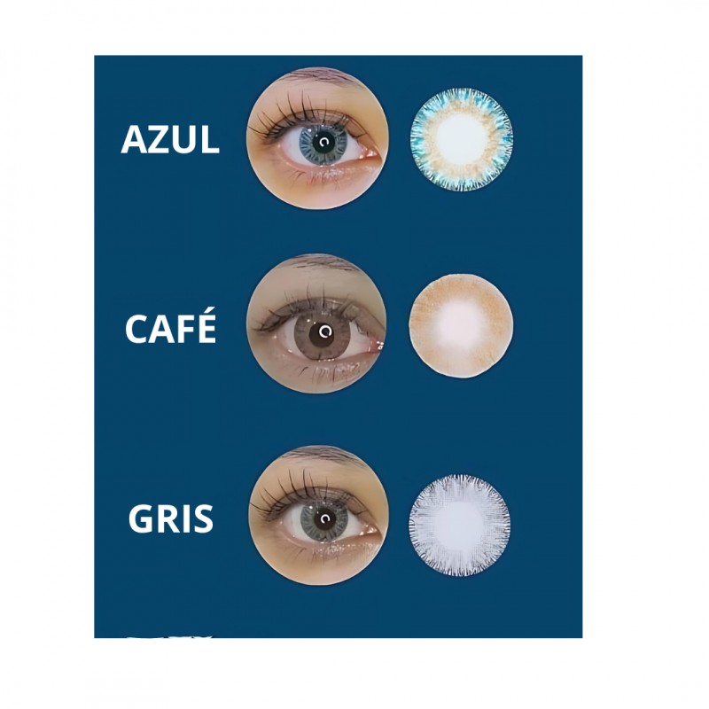 Lentes Cosmeticos Lentes De Contacto Graduados De Color Lentes De
